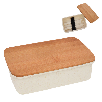 Harvest Lunch Set With Bamboo Lid