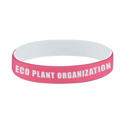 Colored Letter Silicone Bracelet
