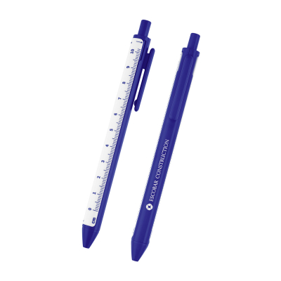 Straight Line Pen With 4" Ruler