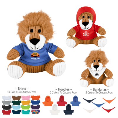 6" Rory Corduroy Lion