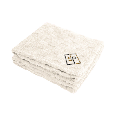 rPET Checkered Sherpa Blanket