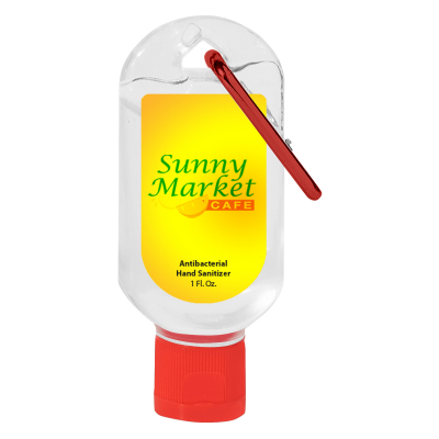 1 Oz. Hand Sanitizer With Carabiner