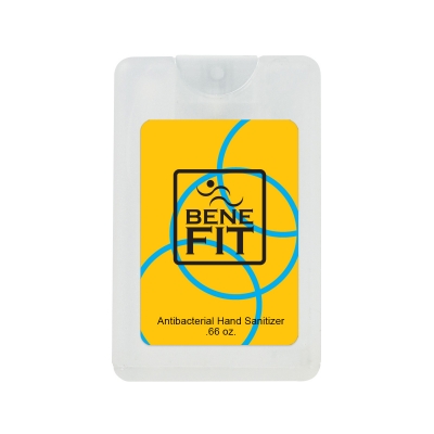 .66 Oz. Card Shape Hand Sanitizer