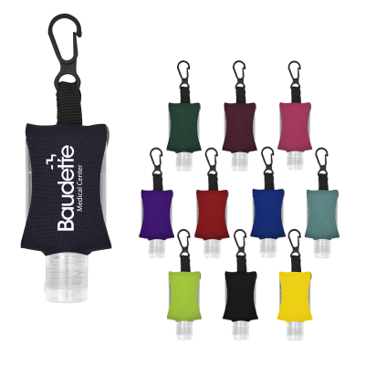 .5 Oz. Hand Sanitizer With Eva Case And Clip