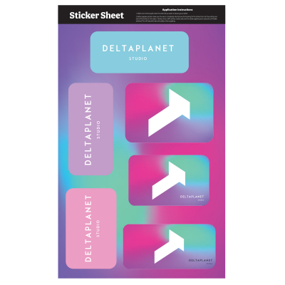 Sticker Stock Shapes - Indoor Use