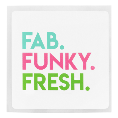 3 x 3 Square Rounded Corner Sticker