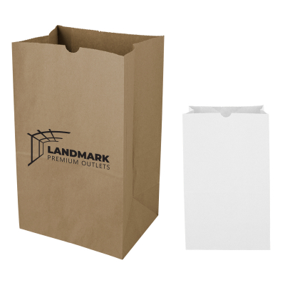 20# Short SOS Kraft Paper Bag – 8.25" x 13.62"