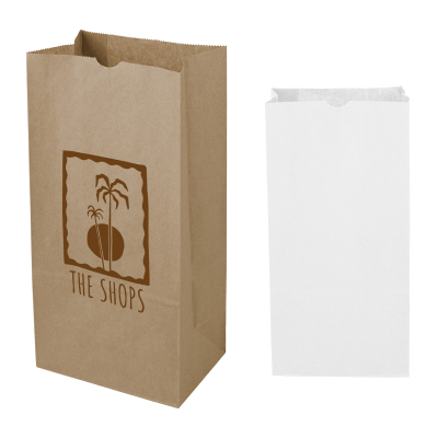 8# SOS Kraft Paper Bag – 6.12" x 12.43"