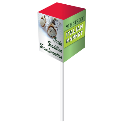 Dum Dum w/ Flag or 4 Color Process Box