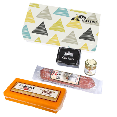 Charcuterie Gourmet Meat & Cheese Sampler Set In Gift Box