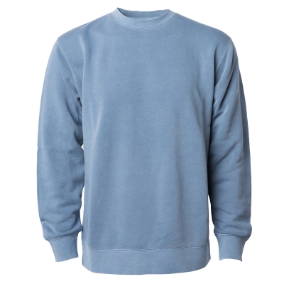 Independent Trading Company Unisex Midweight Pigment Dyed Crew Neck