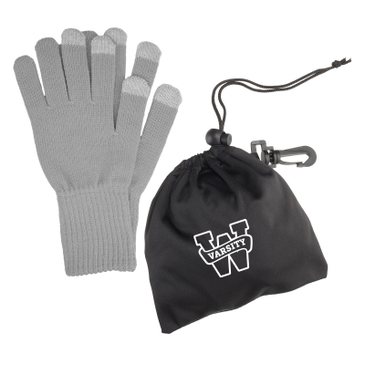 Touch Screen Gloves In rPET Pouch