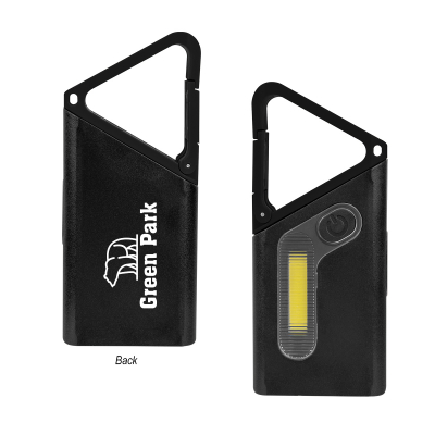 Clip ’N Glow Rechargeable Carabiner COB Flashlight