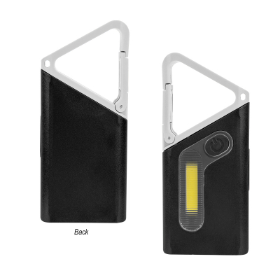 Clip ’N Glow Rechargeable Carabiner COB Flashlight