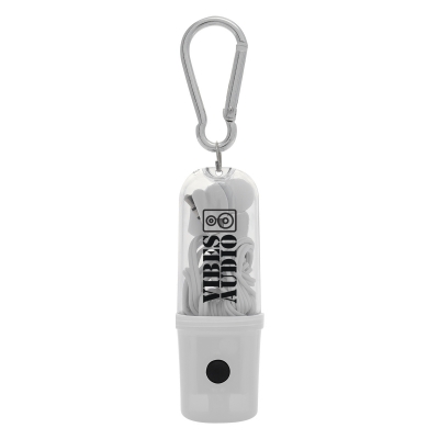 Earbuds With Flashlight Case