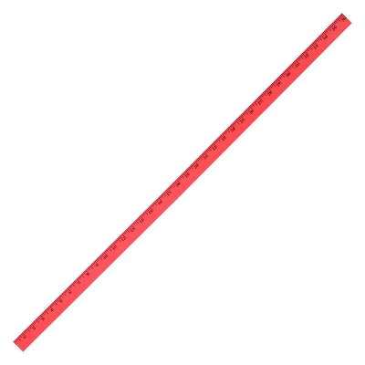 Fluorescent Colorful Enameled Yardstick