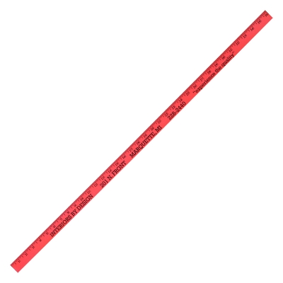 Fluorescent Colorful Enameled Yardstick