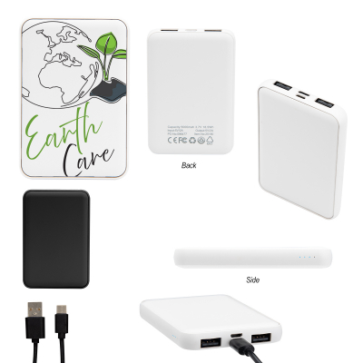 5,000 mAh RPET Power Bank
