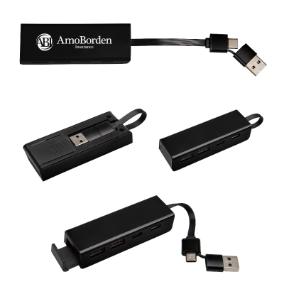 rABS Type-C & USB Hub With Phone Stand