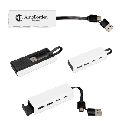 rABS Type-C & USB Hub With Phone Stand