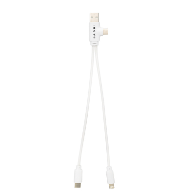 Dual Connect Recycled Multi-Charging Cable