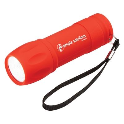 Rubberized COB Light With Strap