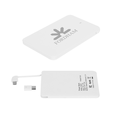 Slim 2,500 mAh 3-In-1 Power Bank