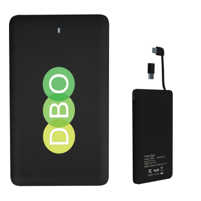Slim 4,000 mAh 3-In-1 Power Bank