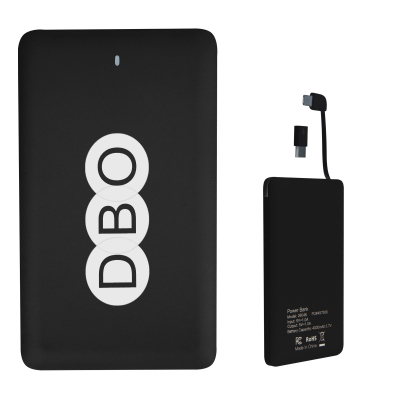 Slim 4,000 mAh 3-In-1 Power Bank