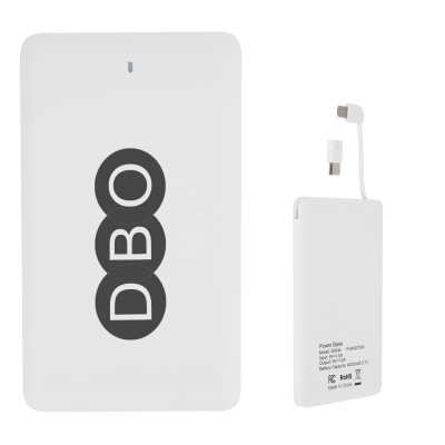 Slim 4,000 mAh 3-In-1 Power Bank