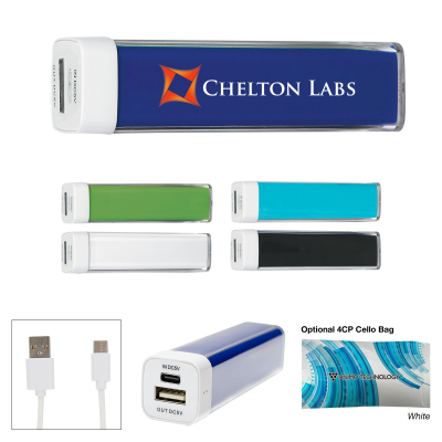 UL Listed 2,200 mAh Charge-It-Up Power Bank 2.0