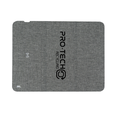 rPET 10W Wireless Charging Mouse Pad